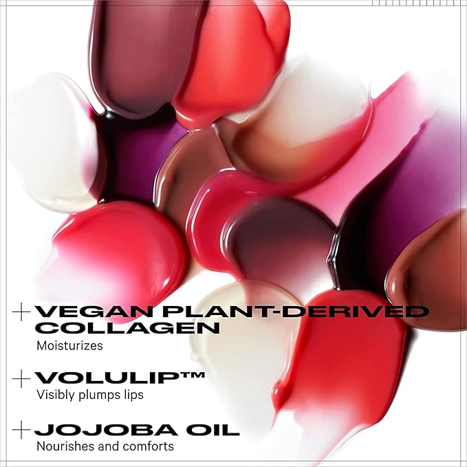 Milk Makeup Electric Glossy Lip Plumper, Pumped (Clear) - 0.3 fl oz - Hydrating Lip Plumper Gloss for Fuller, Smoother, Soft Lips - Vegan, Cruelty Free-VivaGrace Women