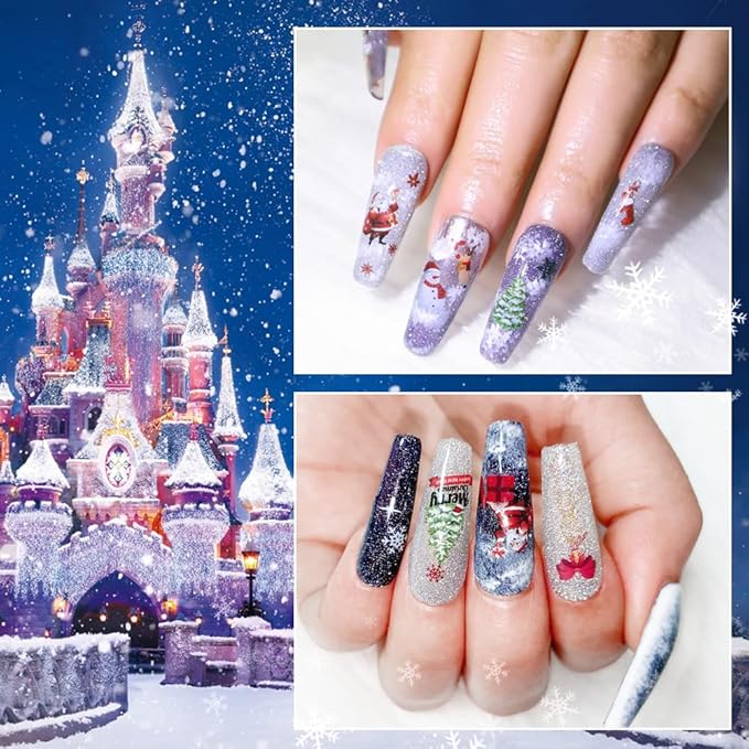 MIZHSE Glitter Gel Nail Polish, Reflective Purple Gel Polish 10ml, Sparkly Shiny Nail Gel, Soak Off Nail Art Salon Varnish Manicure DIY at Home for Beginners