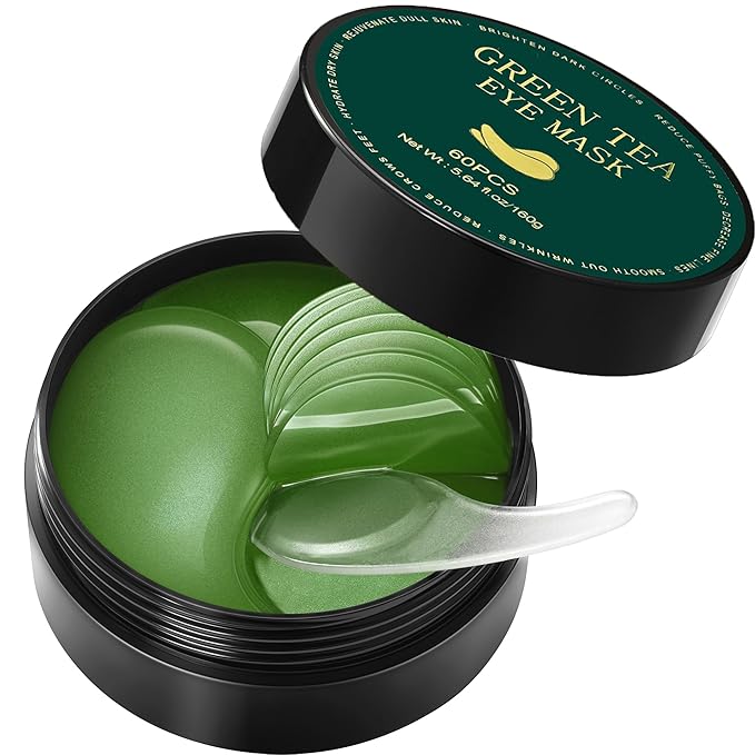 CCbeauty Under Eye Masks, Green Tea Collagen Eye Patches for Puffy Eyes, Dark Circles and Puffiness, Hydrating Mask Skincare, Gel Pads for Eye Bags and Wrinkles Under Eye Treatment,30pairs-VivaGrace Women