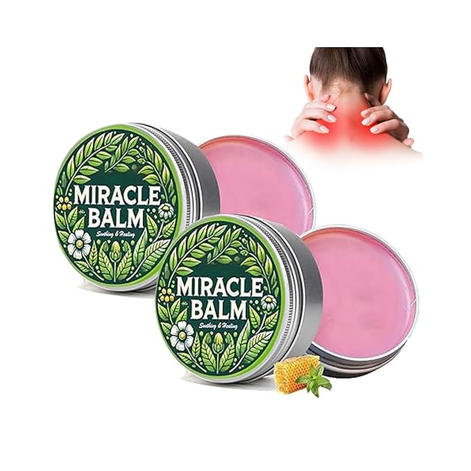 Miracle Balm, Organic Miracle Balm, Natural Ingredients, Relaxed and Comfortable for Legs, Arms, Back（2 pcs） AA-VivaGrace Women