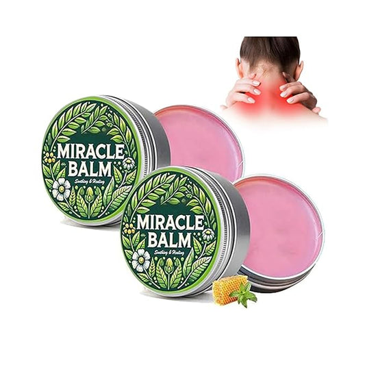 Miracle Balm, Organic Miracle Balm, Natural Ingredients, Relaxed and Comfortable for Legs, Arms, Back（2 pcs） AA-VivaGrace Women