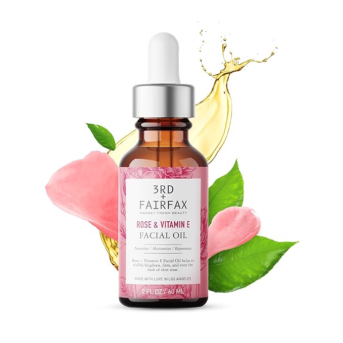 Rose & Vitamin E Facial Oil - 2oz-VivaGrace Women