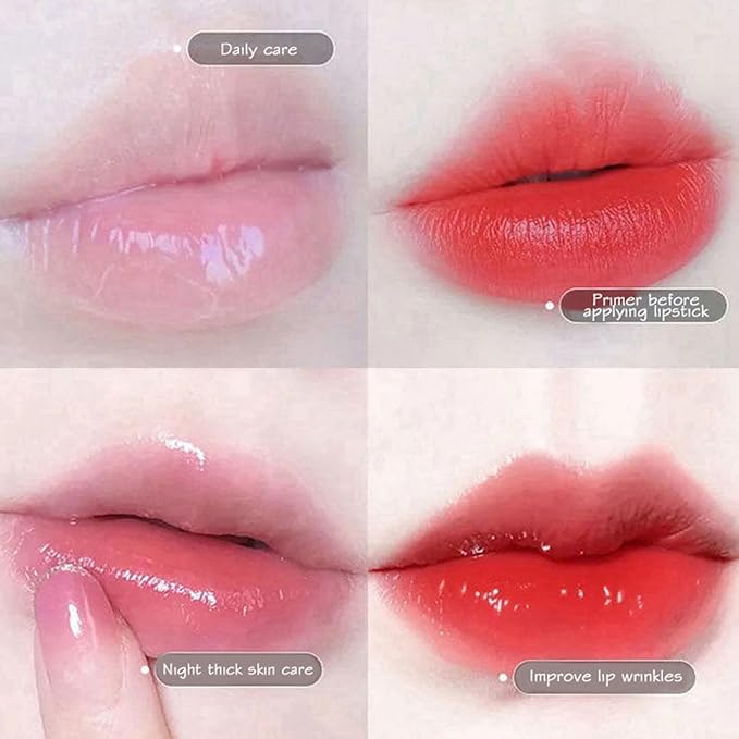 Lip Moisturizer Lip Balm, 6-Pack Lip Balm Hydrating, Lip Hydration Lip Care Products, Lipbalm For Dry Lips, Lip Sleeping Mask Tinted Lip Balm Set, Lip Mask Overnight Nourishing Cracked Lips-VivaGrace Women