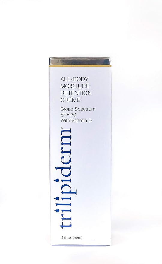 Trilipiderm All-Body Moisture Retention Crème Broad Spectrum SPF 30 with Vitamin D – 2-PACK of Travel-Size 3 Ounce Tubes – Plant-Based All-Day Hydration, Sunscreen for Body and Face-VivaGrace Women