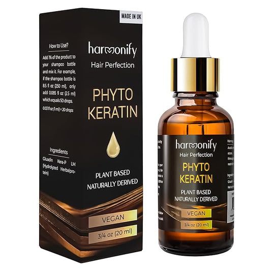 Pure Phyto Keratin Serum, Nourishing and Reviving Damaged Hair and Scalp, Natural, Vegan Phyto Hair Products, Thicker and Healthier Hair in 90 Days, All Hair Types-VivaGrace Women