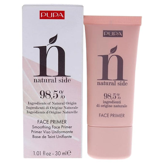 PUPA Milano Natural Side Face Primer - Smoothing Makeup Base For Face - Contains Natural Ingredients - To Nourish And Perfect The Skin - Creates A Perfect Canvas For Any Face Products - 1.01 Oz-VivaGrace Women
