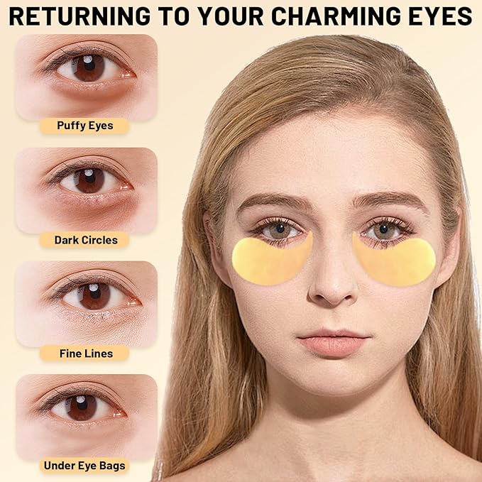 Snail Mucin Power Essence Set 3PCS, Snail Mucin Serum+Snail Mucin Moisturizer+Snail Hydrogel Eye Patch, Korean Skin Care Set for Hydrating, Dark Circles Undereye-VivaGrace Women