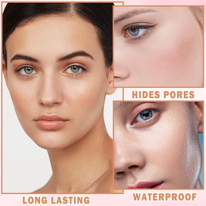 2PCS Setting Powder Loose Face Powder Matte Soft Smooth Oil Control Long Lasting Loose Setting Powder Makeup for Natural Flawless（01#Translucent+02# Pink Complexion）-VivaGrace Women