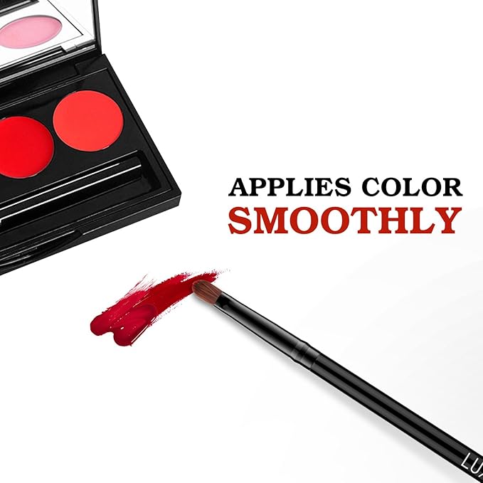 Luxspire Lip Brush Concealer Brushes 2 Pieces, Lipstick Gloss Brushes Applicators Eyeshadow Lip Liner Makeup Brush Cosmetics Make Up Tools, Small Make Up Brushes-VivaGrace Women