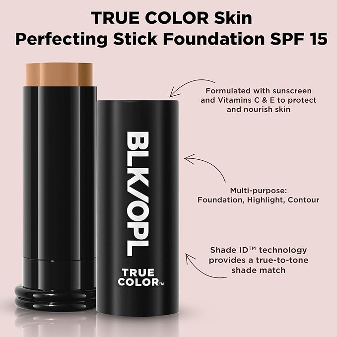 BLK/OPL TRUE COLOR Skin Perfecting Stick Foundation SPF 15, Au Chocolat — hypoallergenic, cruelty-free-VivaGrace Women