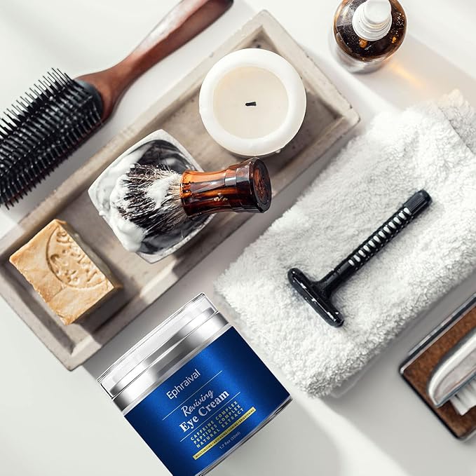 Men's Eye Cream, Eye Cream for Dark Circles and Puffiness, Anti-aging Caffeine Eye Cream for Men, Brightens, Reduces Puffiness, Dark Circles, and Fine Lines, Eye Treatment for Men Women-VivaGrace Women