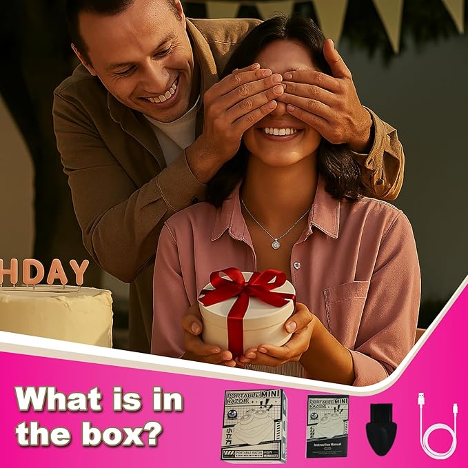 Facial Hair Removal for Women, 3D Floating Blade Rotary Razor, Wet/Dry Electric Shaver, Portable & USB Rechargeable Epilator Hair Remover for Face, Upper Lip, Chin, Arms & Legs (Beige)-VivaGrace Women