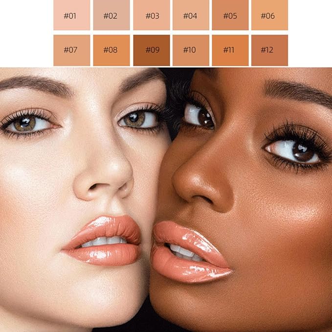 Flawless Matte Liquid Foundation Makeup, Vegan & Cruelty-Free, Liquid Oil-Free Foundation Face Makeup for Combination & Oily Skin, Longwear Medium-Full Coverage (02, 30ml)-VivaGrace Women