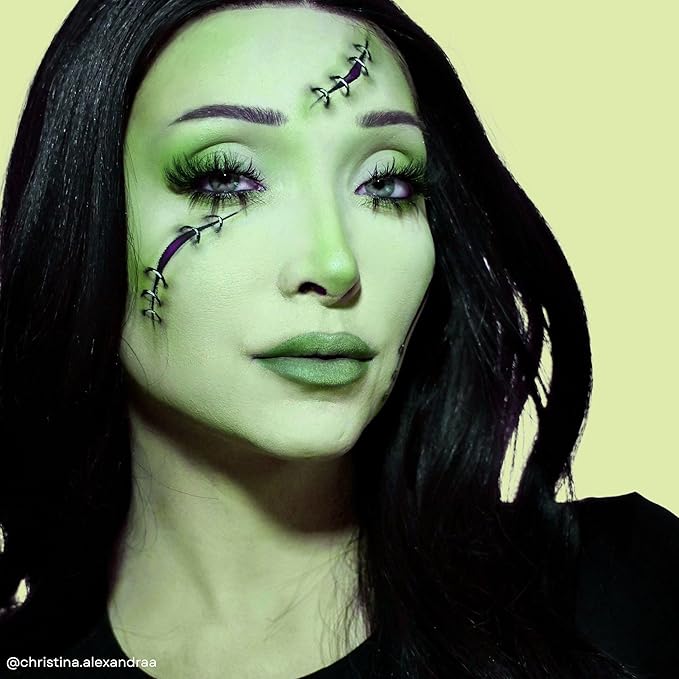 Mehron Makeup Paradise Makeup AQ Pro Size | Stage & Screen Performance, Face & Body Painting, Beauty, Cosplay, and Halloween | Water Activated Face Paint, Body Paint 1.4 oz (40 g) - Pastel Green-VivaGrace Women