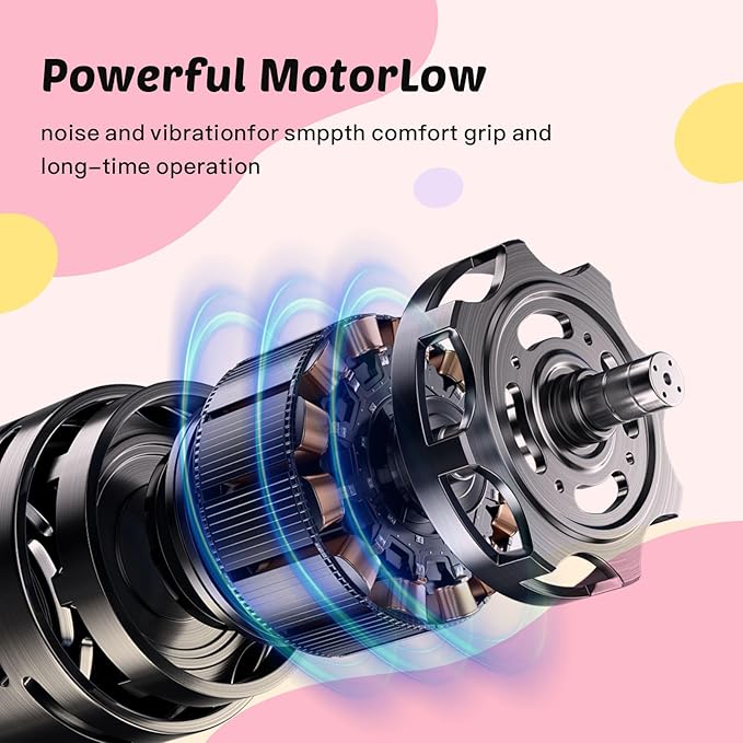 Electric Foot Callus Remover & Nail File - Electric Callus Remover for Feet, 9 Adjustable Speeds, 1800mAh Rechargeable, Portable Aluminum Body w/Type-C Charging for Home & Travel (Black)-VivaGrace Women