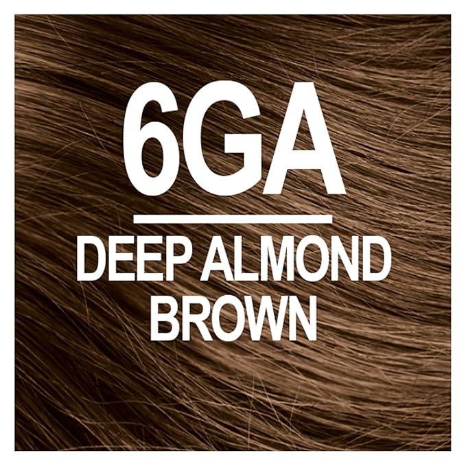 Naturtint 6GA Deep Almond Brown Permanent Hair Color (Pack of 1), Ammonia Free, Vegan, Cruelty Free, up to 100% Gray Coverage, Long Lasting Results (Packaging may vary)-VivaGrace Women