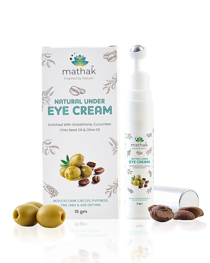 Natural Under Eye Cream, Anti-Aging Under Eye Cream For Women | 15 gm, pack of 1-VivaGrace Women