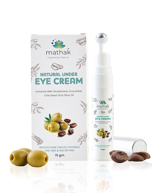 Natural Under Eye Cream, Anti-Aging Under Eye Cream For Women | 15 gm, pack of 1-VivaGrace Women