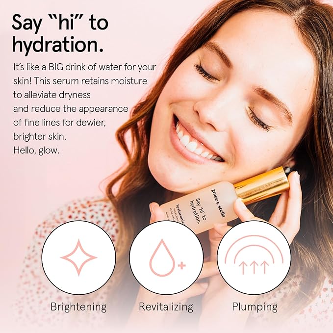 grace & stella Award Winning Hyaluronic Acid Face Serum (50ml/1.7 fl oz) Removes Fine Lines & Wrinkles, Hydrating Hyaluronic Acid Serum for Face, Acido Hialuronico for Women - Vegan Skincare (2-Pack)-VivaGrace Women