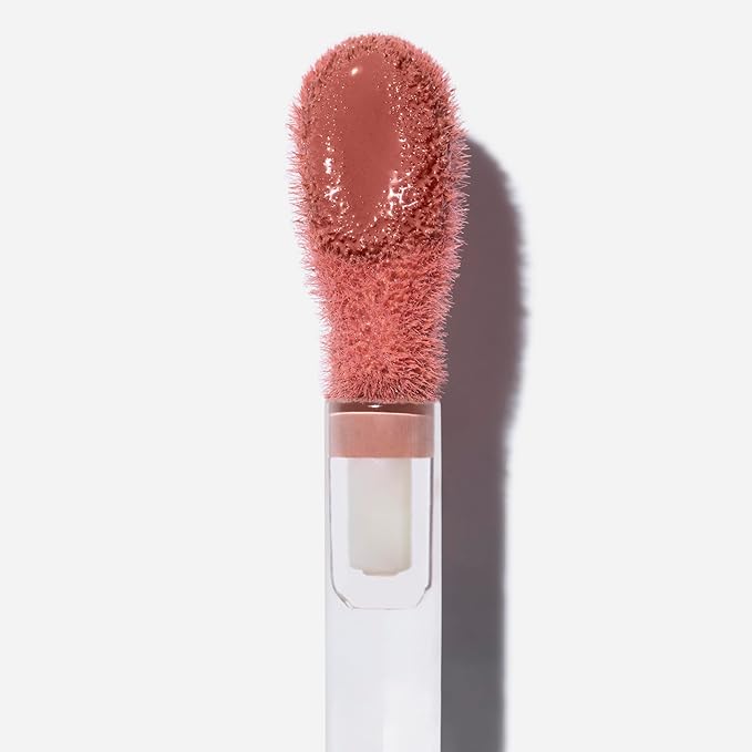 Saie Dew Blush - Lightweight Liquid Blush with a Blendable + Buildable Cream Finish - Dewy Cheek Tint with Doe Foot Wand Makeup Applicator - Warm Dusty Rose - Cutie (.40 oz)-VivaGrace Women