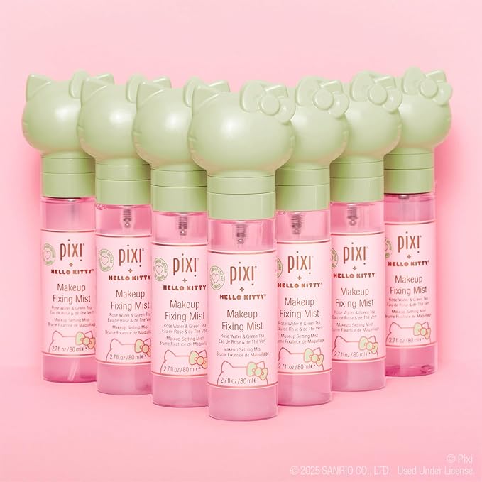 Pixi + Hello Kitty Makeup Fixing Mist |Lightweight Setting Spray | 80 ml / 2.7 fl oz-VivaGrace Women