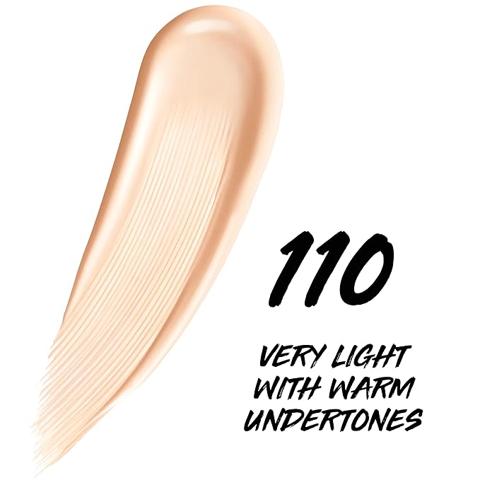 Maybelline Super Stay Up to 24HR Skin Tint, Radiant Light-to-Medium Coverage Foundation, Makeup Infused With Vitamin C, 110, 1 Count-VivaGrace Women