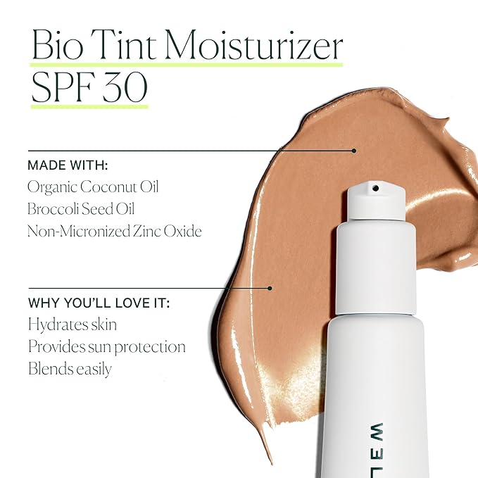 Well People Bio Tint SPF 30 Tinted Moisturizer, Skin-perfecting Moisturizer, Smoothes Imperfections & Moisturizes Skin, Vegan & Cruelty-free, 5N-VivaGrace Women