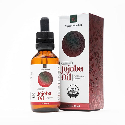 Organic Jojoba Oil, Cold Pressed Jojoba Oil for Face, Skin Care, and Hair Care, USDA Certified Organic 100% Pure, Hexane Free, 2 Fl Oz.-VivaGrace Women