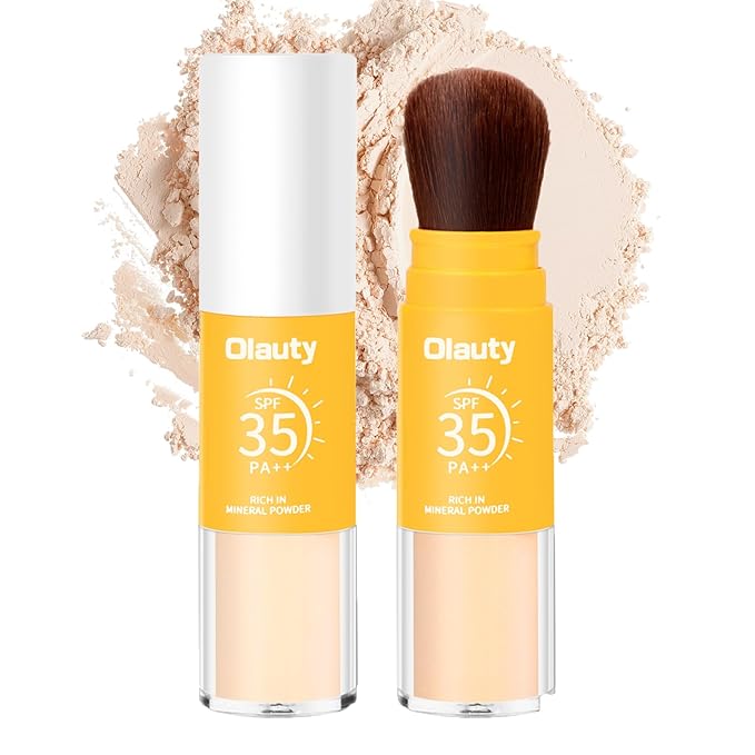 Mineral Setting Powder, Matte Oil Control Mineral Brush Powder for Face, Natural Translucent Loose Setting Powder, Lasting Lightweight Breathable Face Powder for All Skin (Translucet, 8g)-VivaGrace Women