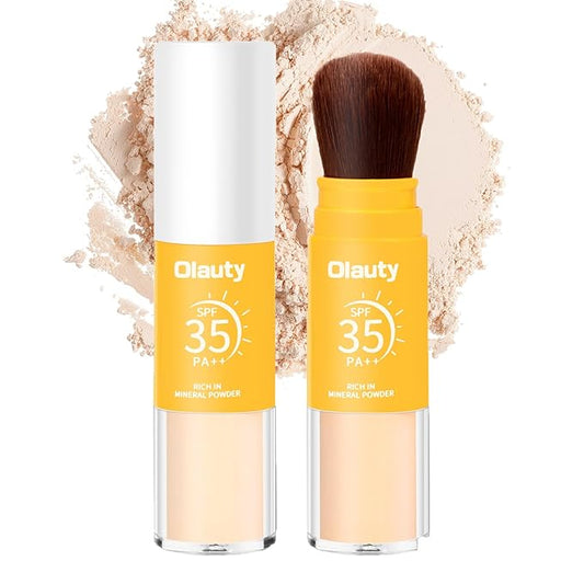 Mineral Setting Powder, Matte Oil Control Mineral Brush Powder for Face, Natural Translucent Loose Setting Powder, Lasting Lightweight Breathable Face Powder for All Skin (Translucet, 8g)-VivaGrace Women