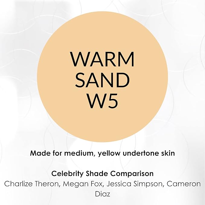 NV BB Perfecting Mist Foundation Buildable Coverage Professional Airbrush Makeup with Plant-based Stem Cell Polypeptides, Vitamins A, D, E and Aloe, 1.5 ounces, Warm Sand-VivaGrace Women