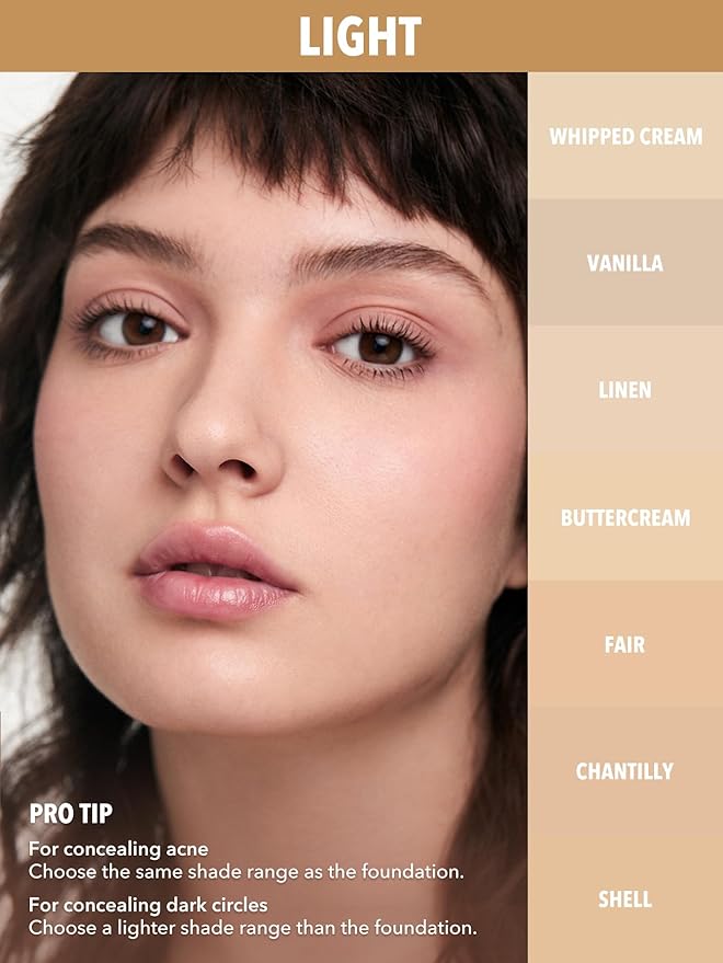 SHEGLAM 12HR Full Coverage Concealer Matte Finish Concealer Stick for Under Eye and Dark Circles - Linen-VivaGrace Women