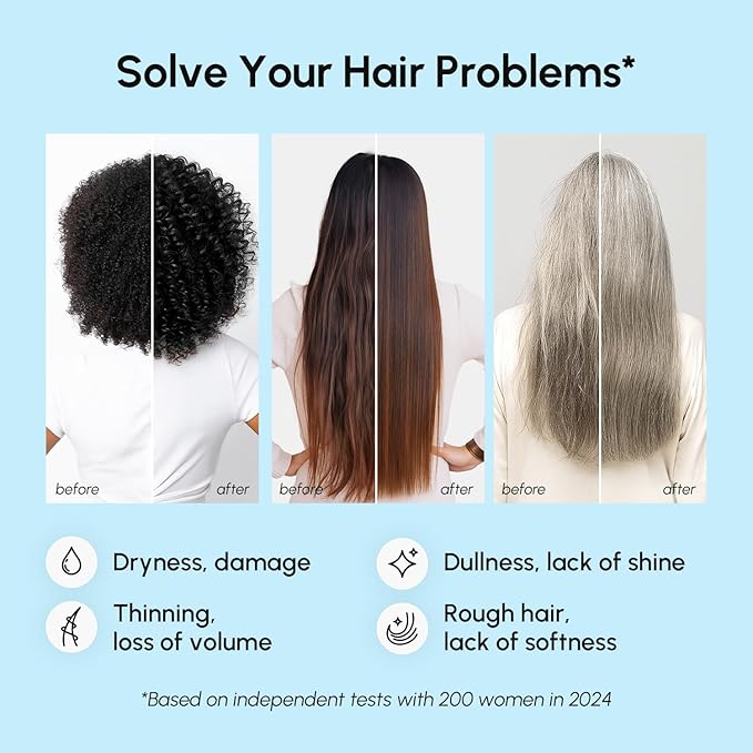 MAREE Hair Mask Conditioner for Women and Men - Hydrating Moisturizing Color Safe Deep Conditioner For Dry Damaged Curly Color Treated Fine Hair - Women's and Men's Acondicionador Para Cabello Rizado-VivaGrace Women