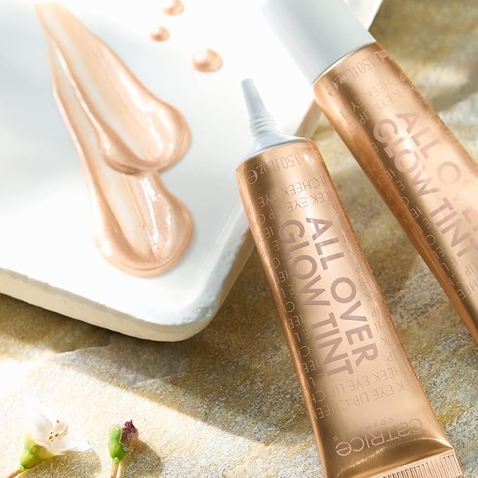 Catrice | All Over Glow Tint | Multi-Use Liquid Highlighter | Eyes, Cheeks, Lips & Body |WIth Vitamin C & Niacinamide, | Long-lasting & Lightweight | Vegan & Cruelty Free (030 | Sun Dip)-VivaGrace Women