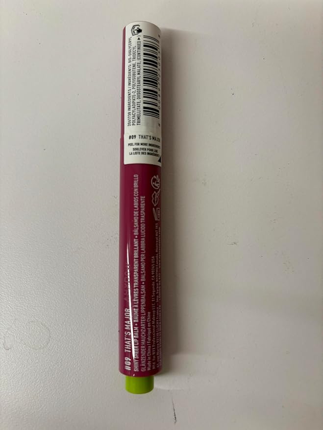 NYX PROFESSIONAL MAKEUP Fat Oil Slick Click, Lightweight, Buildable, Pigmented Vegan Lip Balm - Thats Major-VivaGrace Women