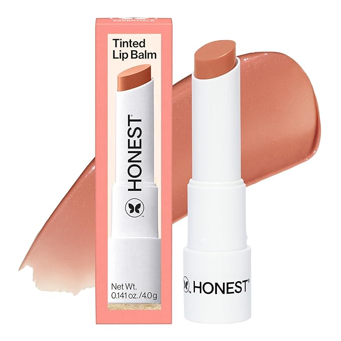 Honest Beauty Tinted Lip Balm | Antioxidant-rich Acai Extracts + Avocado Oil | EWG Certified, Vegan, Cruelty Free | Lychee Fruit-VivaGrace Women