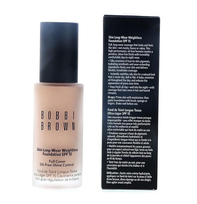 Skin Long Wear Weightless Foundation SPF 15-2.25 Cool Sand by Bobbi Brown for Women - 1 oz Foundation-VivaGrace Women