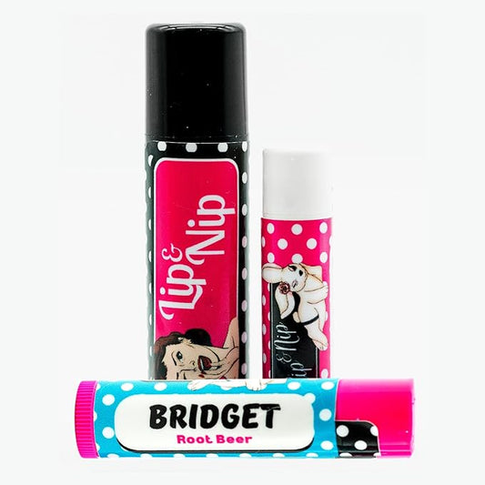 Root Beer “Bridget” Flavored Balms | Flavored Hydrating Lip Balm, Nipple Balm, and Full Body Balm | Lip Balm & Moisturizer and Intimacy Enhancer - Pack of 3-VivaGrace Women