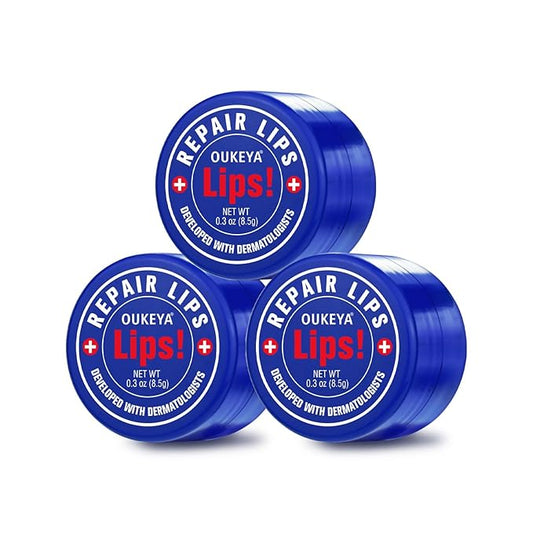 Lip Balm Treatment with Beeswax, Peppermint Oil,Natural Formula Lip Balm with Vitamin E & C Lips Daily Conditioning 24 hrs Long-lasting Moisture, Gentle Exfoliation Prevent Dryness & Chapping-VivaGrace Women