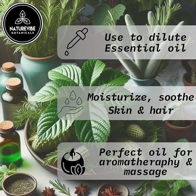 Naturevibe Botanicals Castor with Rosemary and Peppermint Oil 32 Ounces | 100% Pure and Natural | Great for Skin Care and Hair Care-VivaGrace Women