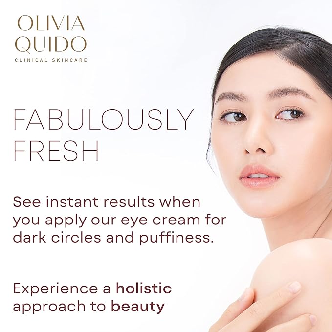 OLIVIA QUIDO Clinical Skin Care Wrinkle Blur (0.46 oz) | Eye Cream For Dark Circles and Puffiness | Anti-Aging Under Eye Cream | Hydrating, Brightening, and Dark Circles Under Eye Treatment for Women-VivaGrace Women