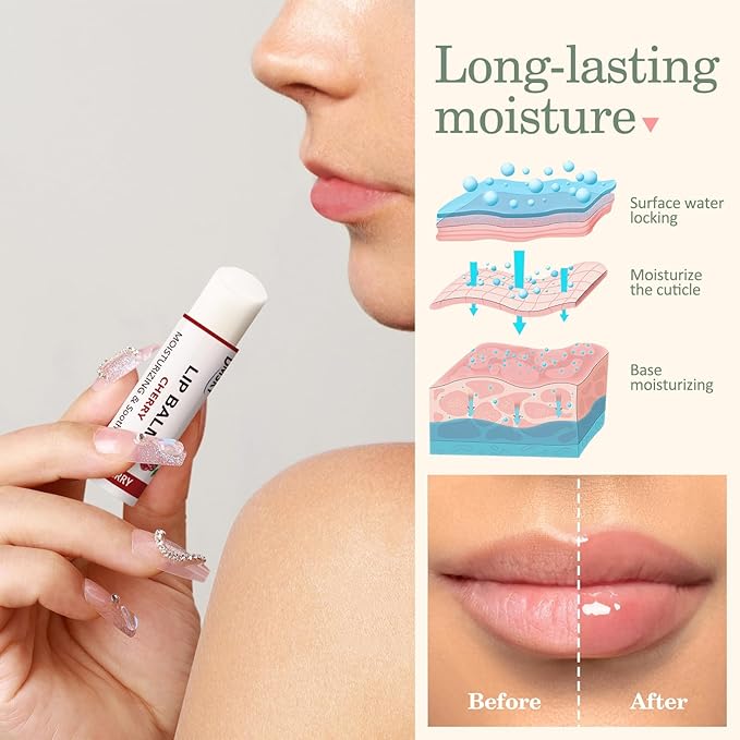 Dmsky Lip Balm Bulk, Fruit Lip Balm Variety Pack, Hydrating Lip Balm for Men Women Kids, 0.15 Oz, 360 count (Pack of 1)-VivaGrace Women