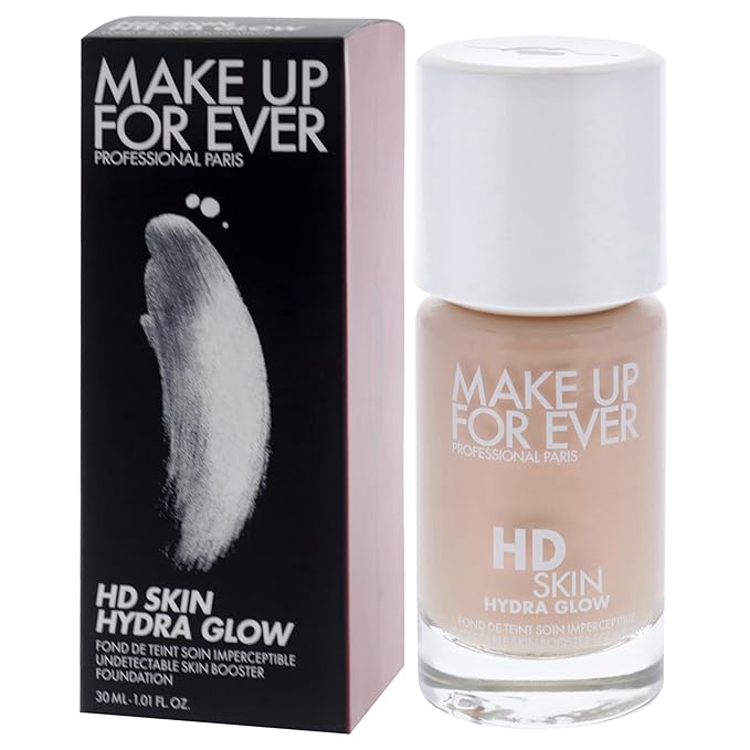 HD Skin Hydra Glow - 1R12 Cool Ivory by Make Up For Ever for Women - 1 oz Foundation-VivaGrace Women