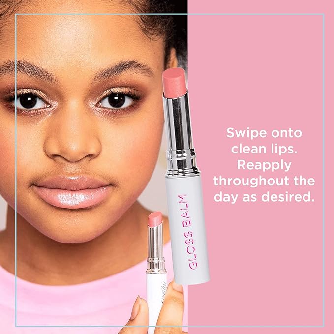 Petite 'n Pretty Glo$$ Lip Balm ($hine Bright) - Makeup for Kids, Tweens, Teens - Hydrating, Lightweight Lip Gloss Made in the USA-VivaGrace Women