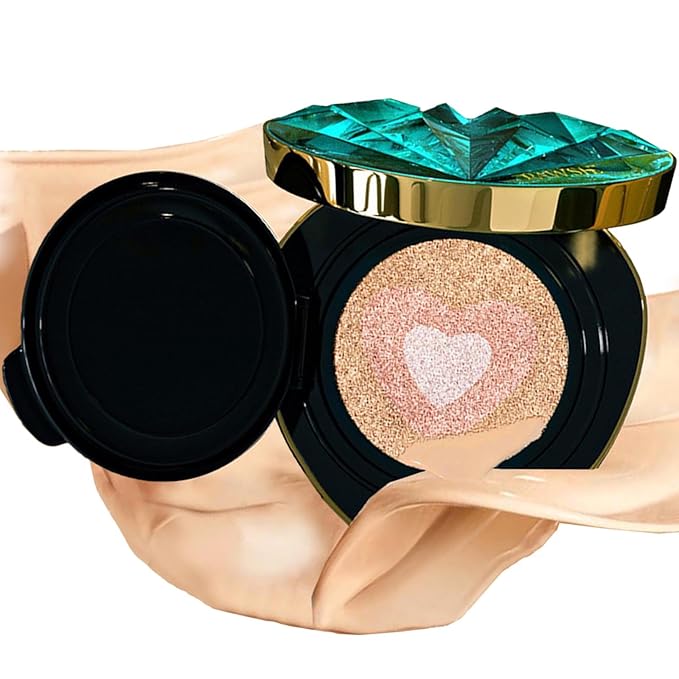 Full Coverage Foundation Air Cushion CC Cream Concealer Moisturizing Nourishing Natural Long-Lasting Even Skin Tone For All Skin Types-VivaGrace Women
