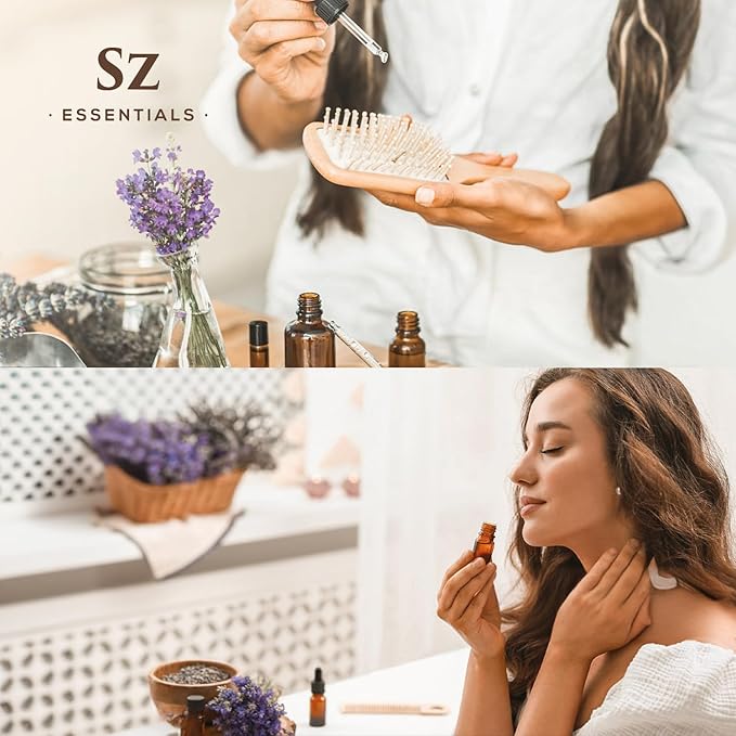 Kashmir Lavender Essential Oil – 100% Pure & Undiluted – Sweet Floral Scent for Relaxation, Aromatherapy, Self-Care, Natural Perfumery – Vegan & Therapeutic – 0.22 fl oz (6.5 mL)-VivaGrace Women