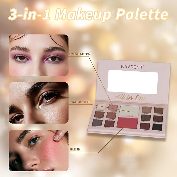 Makeup Kit Makeup Set for Women Teens full Kit Makeup Kits for Teenagers Makeup Gift Sets for Teen Girls Women Christmas Girls Gifts Eyeshadow-VivaGrace Women