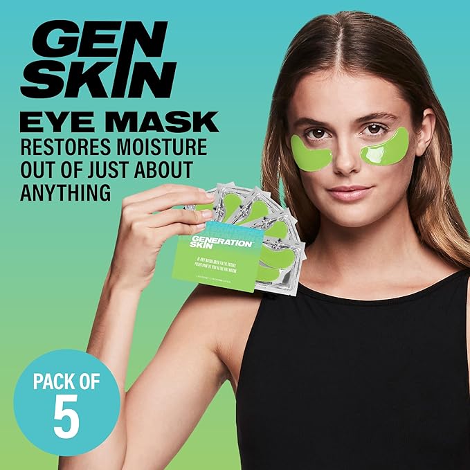 Eye Mask, Eye Masks for Dark Circles and Puffiness, Under Eye Mask with Hyaluronic Acid and Matcha Green Tea, Vegan and Cruelty-Free Under Eye Patches, Green Tea Eye Masks, 5-Pack-VivaGrace Women