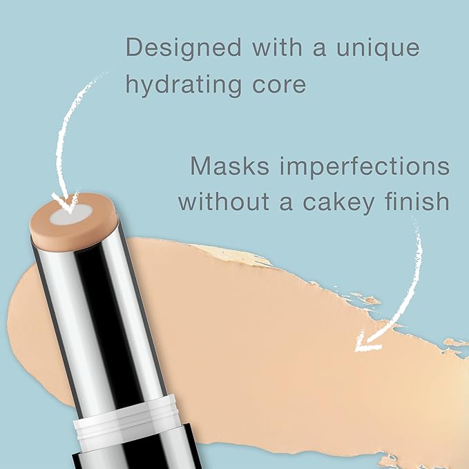 Neutrogena Hydro Boost Hydrating Concealer Stick for Dry Skin, Oil-Free, Lightweight, Non-Greasy and Non-Comedogenic Cover-Up Makeup with Hyaluronic Acid, 30 Light/Medium, 0.12 Oz-VivaGrace Women