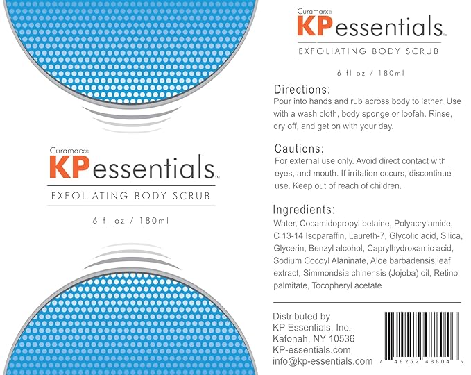 KP Essentials - Keratosis Pilaris Body Scrub and Exfoliator Cream Set - 10oz Exfoliating Set-VivaGrace Women